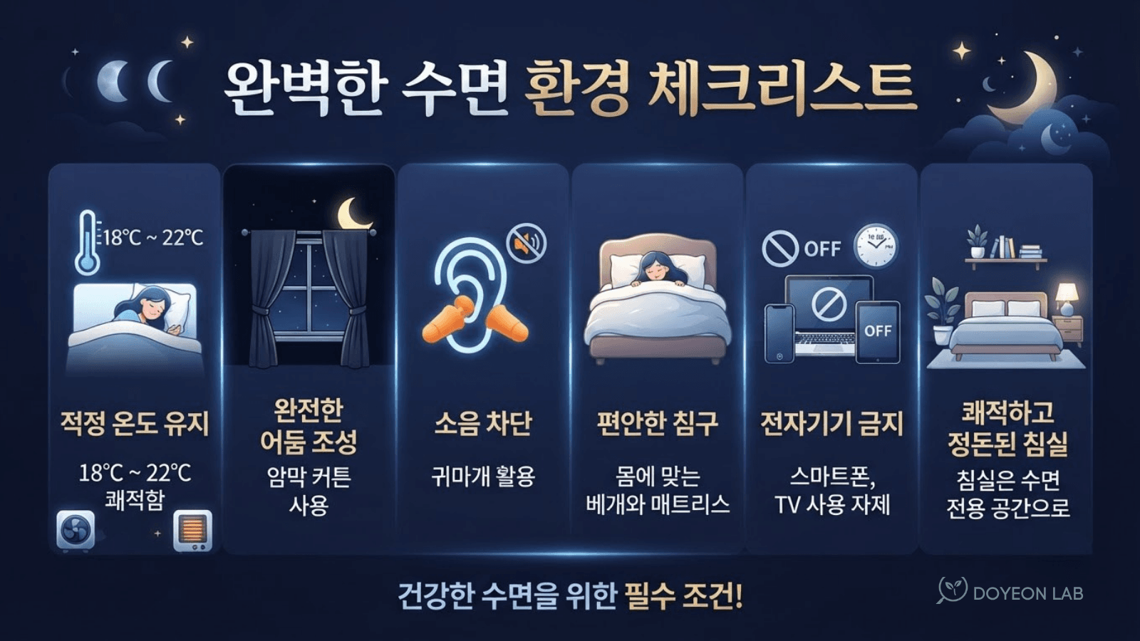 수면환경체크리스트