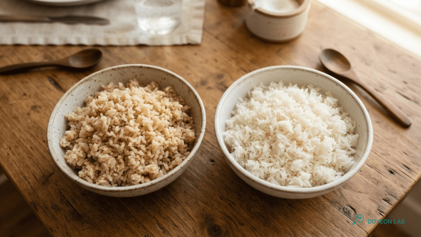 현미밥과 백미밥 한 공기 칼로리 비교